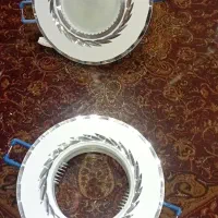 چراغ هالوژن بهمراه قاب و سوکت