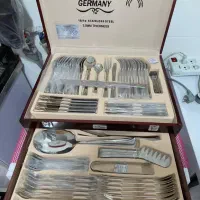 سرویس قاشق‌وچنگال Unique طرح ناخونی 18نفره|ظروف سرو و پذیرایی|کنارک, |دیوار