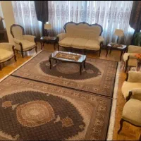 مبل تشک دوبل آمریکایی ۹ نفره با نهارخوری ۸ نفره