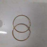 گوشواره طلایی حلقه‌ای بزرگ|بدلیجات|تهران, جوادیه|دیوار