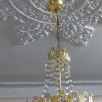 دو عدد لوستر قدیمی کریستال اصل|لوستر و چراغ آویز|تهران, شهرک شریعتی|دیوار