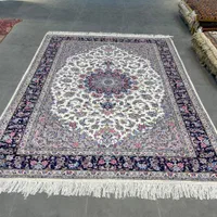 فرش دستباف یزد جفت ۹ متری ۱۵۰ ملیون تومن|فرش|مشکیندشت, |دیوار