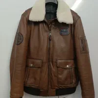 کاپشن چرم طبیعی اصل نو