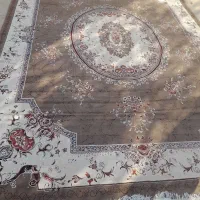 فرش ماشینی زمینه گردویی