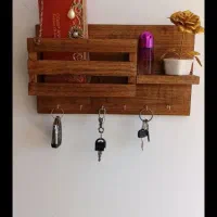 پایه گل و کارهای چوبی.پاسماوری میز بار|گل و گیاه طبیعی|نیشابور, باغرود|دیوار