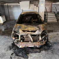 تیبا یک مدل 97 کاپوت سوخته