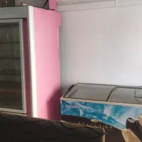 یخجال ایستاده و بستنی در حد
