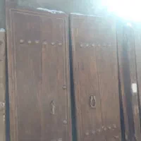 درب چوبی حیاطی سایز 2/5ارتفاع د 2/5عرض در