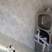 سینک دو قلو|آب‌چکان و نظم‌دهنده ظروف|بیرجند, |دیوار