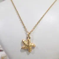 گردنبند استیل با زنجیر