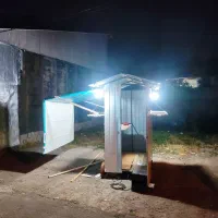 کانکس و دکه فست فود غذا خوری قهوه سیار چهار چرخ