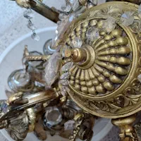 لوستر ده شاخه شکیل|لوستر و چراغ آویز|قرچک, شهرک گلها|دیوار