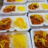 غذا پنج پرس خرید یک نوشابه خانواده رایگان