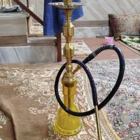 قلیان برنجی حاج اوغلی قلیون|کلکسیون و سرگرمی|قم, تعویض پلاک|دیوار