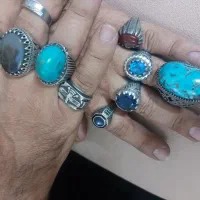 انگشتری نقره بزرگ