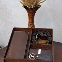 پک هدیه ست چرم طبیعی|کیف، کفش، کمربند|گلستان (تهران), |دیوار