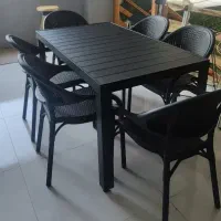 صندلی و مبلمان پلیمری فضای باز|میز و صندلی غذاخوری|نوشهر, |دیوار