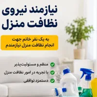 استخدام نیروی خانم برای نظافت منزل