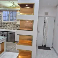 دکور کابینت|کتابخانه، شلف، قفسههای دیواری|لنجان, |دیوار