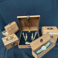 جعبه جواهرات ،جعبه هدیه ،جعبه چوبی|صنایع دستی و سایر لوازم تزئینی|تهران, آشتیانی|دیوار