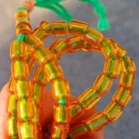 تسبیح کهربا سندلوس  شاه مقصود (اورجینال)