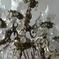 لوستربرنزاصل وقدیمی ومحکم|لوستر و چراغ آویز|تهران, طیب|دیوار