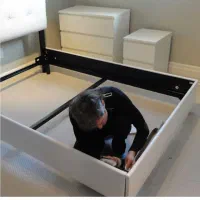 نصب تخت خواب و کمد