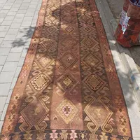 گلیم بسیار قدیمی(یون بوی)بدون ایراد1.10در4|گلیم، جاجیم، گبه|خوی, |دیوار