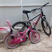 دو عدد دوچرخه 16 دخترانه و 26 ویوا ، سالم و تمیز