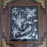تابلوی نفیس معرق قاب خاتم