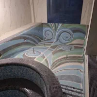 استخر کار سرامیک البرز مینیاتور سیمان کاری آبندی