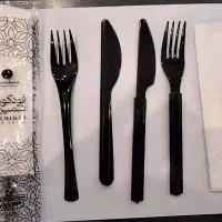 پک اختصاصی کارد و چنگال با پوشش سلفون|ظروف نگهدارنده، پلاستیکی، یکبارمصرف|دماوند, دماوند|دیوار