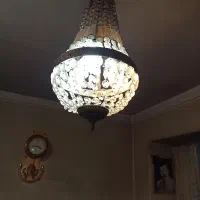 فروش چند عدد لوستر، تابلو فرش دستباف، گلدان|لوستر و چراغ آویز|تهران, جوادیه|دیوار