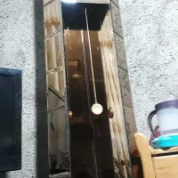 ساعت اینه ای طلایی