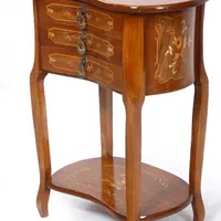 میز تلفن سه کشو تمام معرق پلیشی