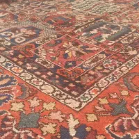 قالی دستباف کارکرده|فرش|اصفهان, نصرآباد|دیوار