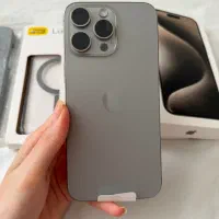 آیفون ۱۵ پرومکس ۱ ترابایت نچرال تیتانیوم درحدنو
