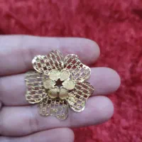 انگشتر گل بزرگ طلا|جواهرات|برازجان, |دیوار