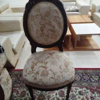 مبلمان استیل ۷ گل تمام گردو