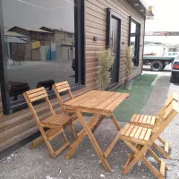 ست میز و صندلی چوبی دو و چهار نفره