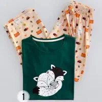 ست تیشرت و شلوار زنانه عروسکی