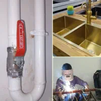 لوله کشی گاز آب، نصب شیرآلات آبگرمکن (بصورت فوری)