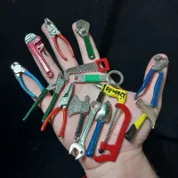 ماکت جعبه ابزار با 15 عدد ابزار کاملا فلزی  زیبا