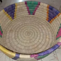 سبد بافته شده حصیری
