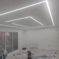 لاین نوری  لاینر نور خطی هالوژن شلنگی اتصالی لوستر|لوستر و چراغ آویز|شیراز, تحویلی|دیوار