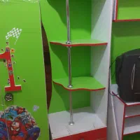 فروش ست تخت خواب کمد و دراور و بوفه کودک|تخت و صندلی بچه|مرند, |دیوار