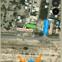 دو قطعه زمین دوبر خیابان شهرک ولایت نخل ابراهیم