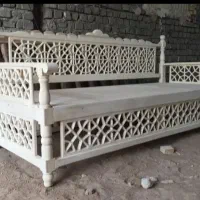 تخت سنتی گره چینی|مبلمان خانگی و میز عسلی|نیشابور, فضل|دیوار