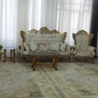 مبل نه نفره سلطنتی|مبلمان خانگی و میز عسلی|کرمانشاه, |دیوار