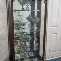 آینه و شمعدان بوفه میز تلویزیون